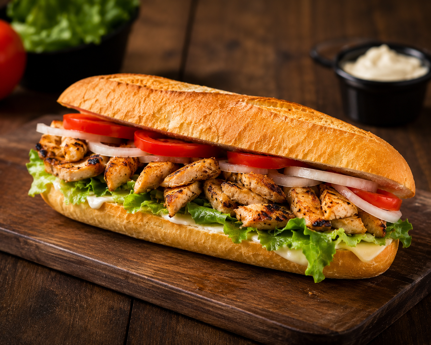 Sandwich Poulet Mariné